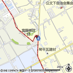 香川県仲多度郡琴平町下櫛梨1周辺の地図