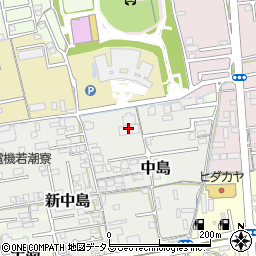 和歌山県和歌山市新中島37周辺の地図