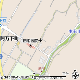 兵庫県南あわじ市阿万下町264周辺の地図