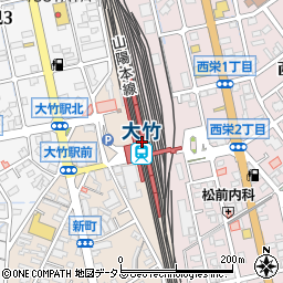 広島県大竹市周辺の地図