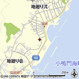 徳島県鳴門市瀬戸町堂浦地廻り弐56周辺の地図