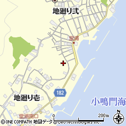 徳島県鳴門市瀬戸町堂浦地廻り弐55周辺の地図