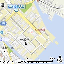 新日本造機株式会社　仁方工場周辺の地図