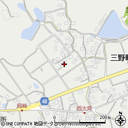 香川県三豊市三野町大見甲-2407周辺の地図