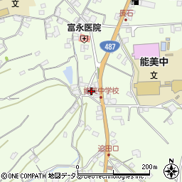 広島県江田島市能美町中町2461周辺の地図