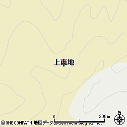 徳島県鳴門市北灘町折野（上東地）周辺の地図