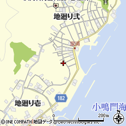 徳島県鳴門市瀬戸町堂浦地廻り弐49周辺の地図