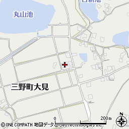 香川県三豊市三野町大見甲-4775-1周辺の地図