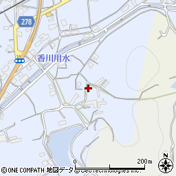 香川県丸亀市綾歌町岡田下738周辺の地図