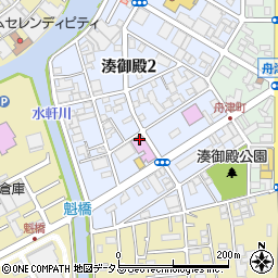 和歌山県和歌山市湊御殿3丁目周辺の地図