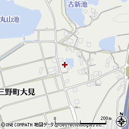 香川県三豊市三野町大見甲-4780周辺の地図