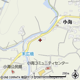 香川県東かがわ市小海1369-8周辺の地図