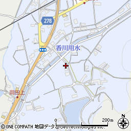 香川県丸亀市綾歌町岡田下659-2周辺の地図