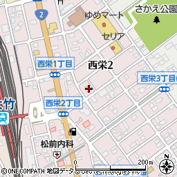 ヴェルディ大竹駅前パークサイド周辺の地図