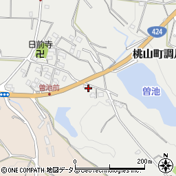 和歌山県紀の川市桃山町調月2261周辺の地図