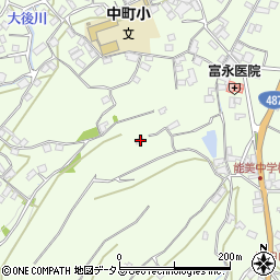 広島県江田島市能美町中町2457周辺の地図