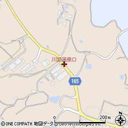 川添温泉口周辺の地図