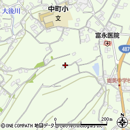 広島県江田島市能美町中町2456周辺の地図