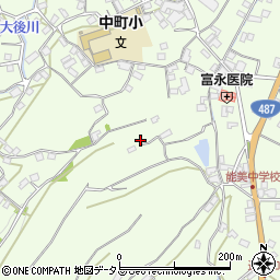 広島県江田島市能美町中町2430周辺の地図