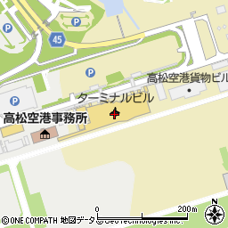 レストランエリエール　高松空港店周辺の地図