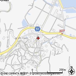 愛媛県今治市大三島町浦戸1063周辺の地図