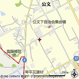香川県仲多度郡まんのう町公文526-4周辺の地図