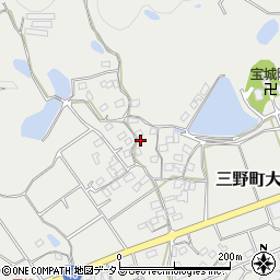 香川県三豊市三野町大見甲-2427周辺の地図