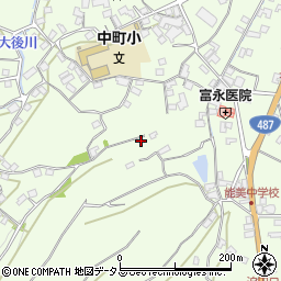 広島県江田島市能美町中町2424周辺の地図