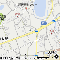 香川県三豊市三野町大見甲-3112周辺の地図