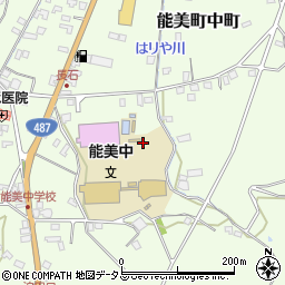 広島県江田島市能美町中町3723周辺の地図