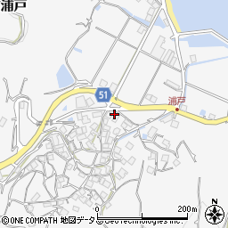 愛媛県今治市大三島町浦戸1065周辺の地図