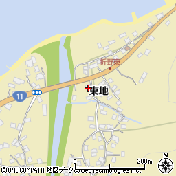 徳島県鳴門市北灘町折野東地251周辺の地図