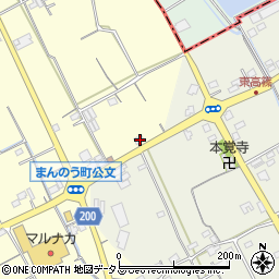 香川県仲多度郡まんのう町公文425-6周辺の地図