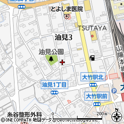 ひろしま農業協同組合　佐伯中央地域本部・大竹支店周辺の地図