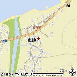 徳島県鳴門市北灘町折野東地242周辺の地図