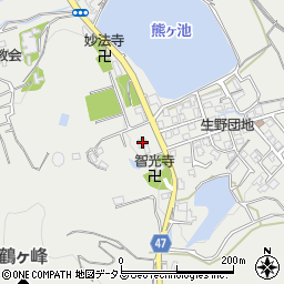 香川県善通寺市生野町2492周辺の地図