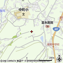 広島県江田島市能美町中町2423周辺の地図