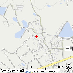 香川県三豊市三野町大見甲-2429-2周辺の地図