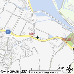 愛媛県今治市大三島町浦戸77周辺の地図