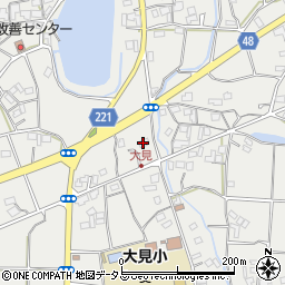 香川県三豊市三野町大見甲-3016-1周辺の地図
