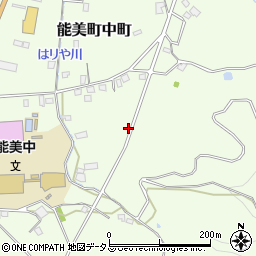 広島県江田島市能美町中町3999-1周辺の地図