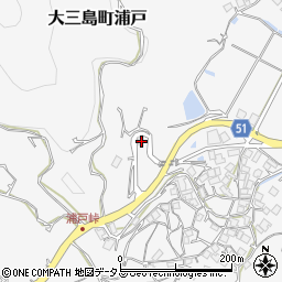 愛媛県今治市大三島町浦戸1010周辺の地図