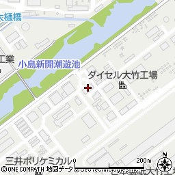ダイセル労働組合大竹支部周辺の地図