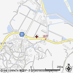 愛媛県今治市大三島町浦戸1080周辺の地図