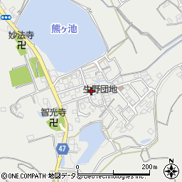 香川県善通寺市生野町1777周辺の地図