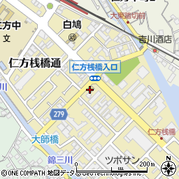 セブンイレブン呉仁方桟橋通店周辺の地図