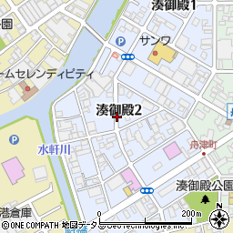 和歌山県和歌山市湊御殿2丁目周辺の地図