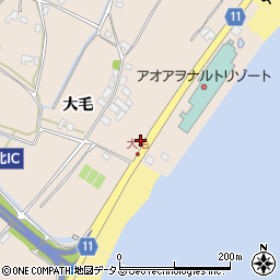 徳島県鳴門市鳴門町土佐泊浦大毛16周辺の地図