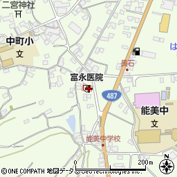 広島県江田島市能美町中町2409周辺の地図