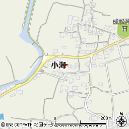 香川県東かがわ市小海1256周辺の地図